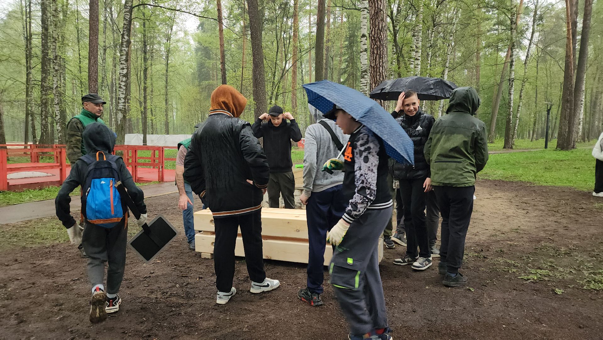 День добрых дел, школьники, Центральный парк, Ногинск, богородский городской округ,