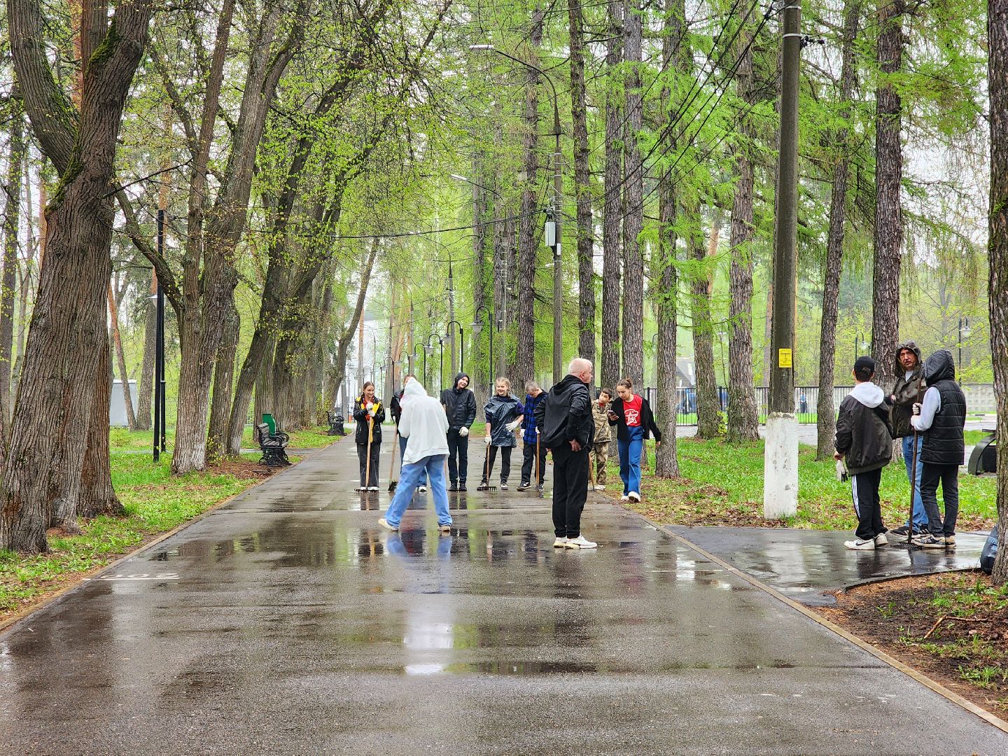 ногинск, день добрых дел, юнармия, субботник, парки подмосковья,