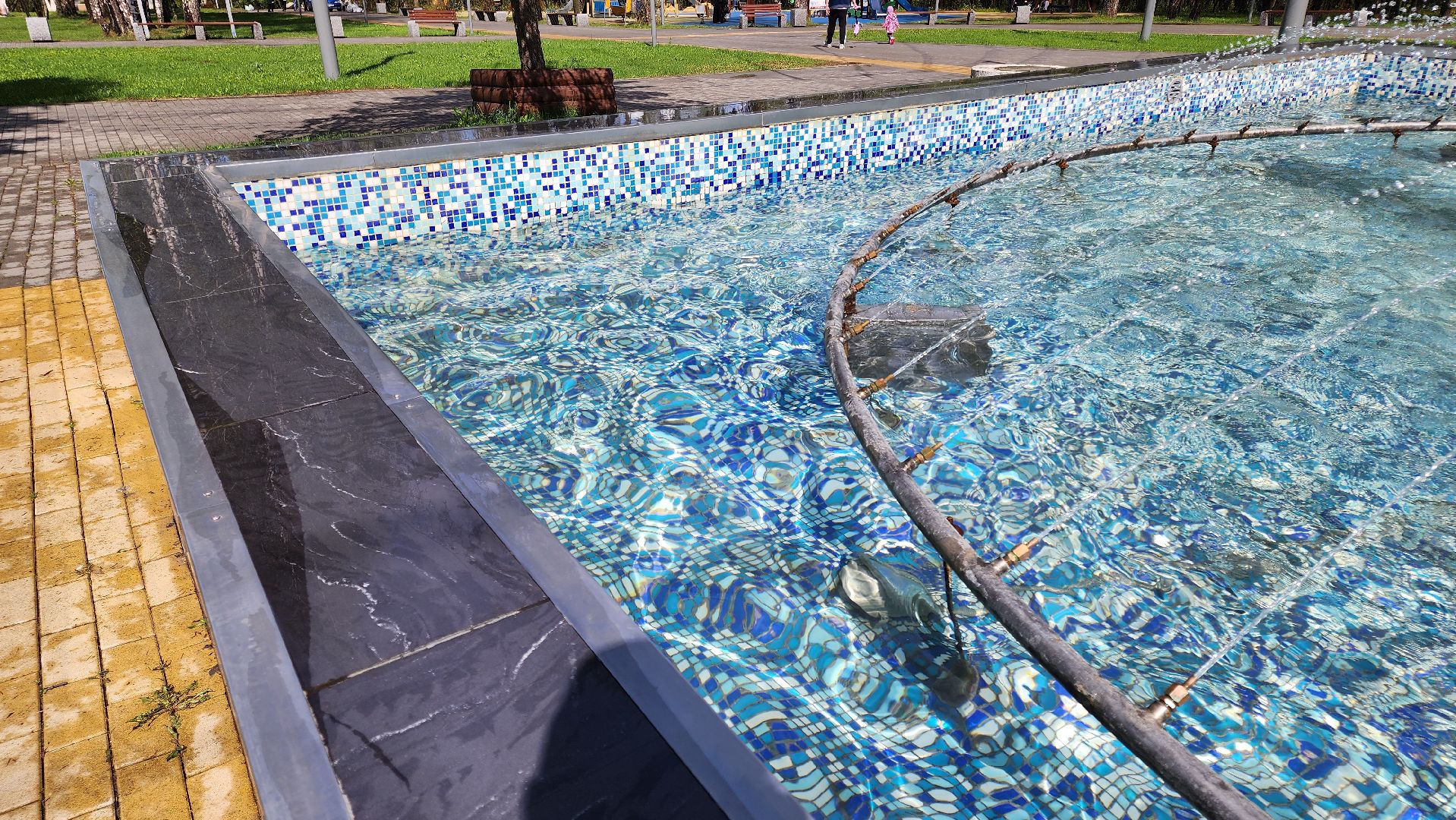 кашира, городской парк, день добрых дел, открытие теплого сезона, фонтан,