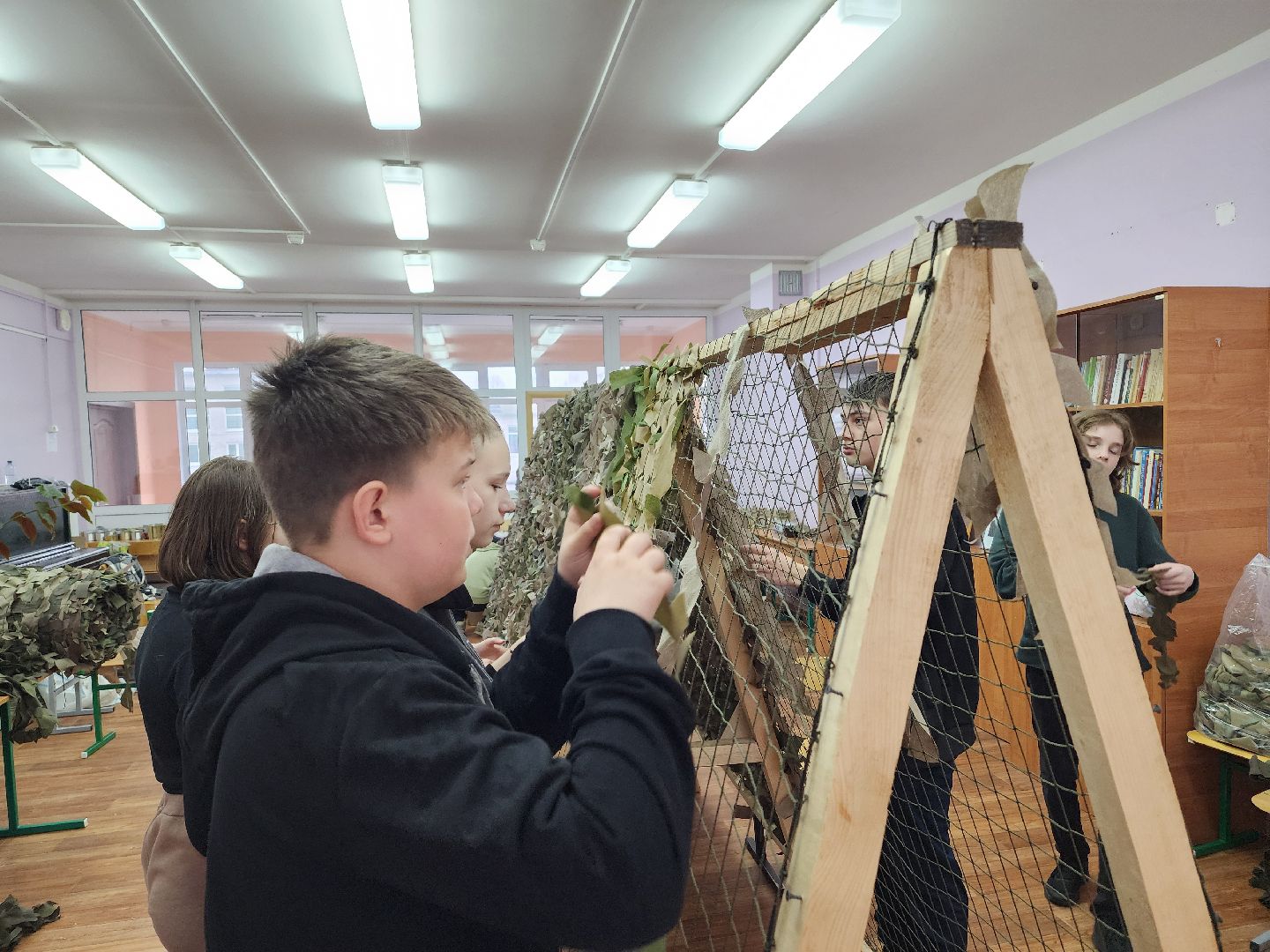 воскресенск, день добрых дел, маскировочные сети, дети, спецоперация,