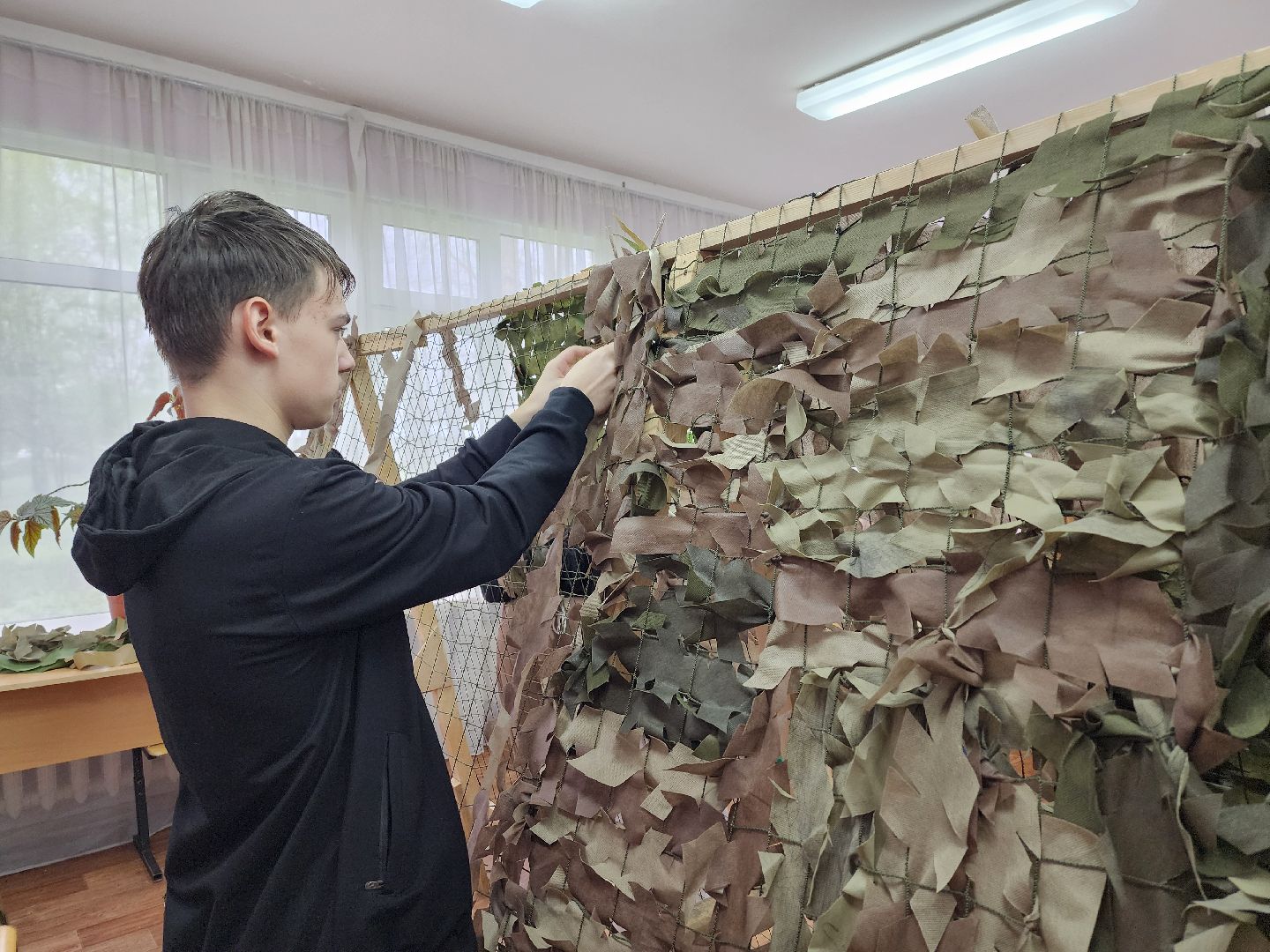 воскресенск, день добрых дел, маскировочные сети, дети, спецоперация,