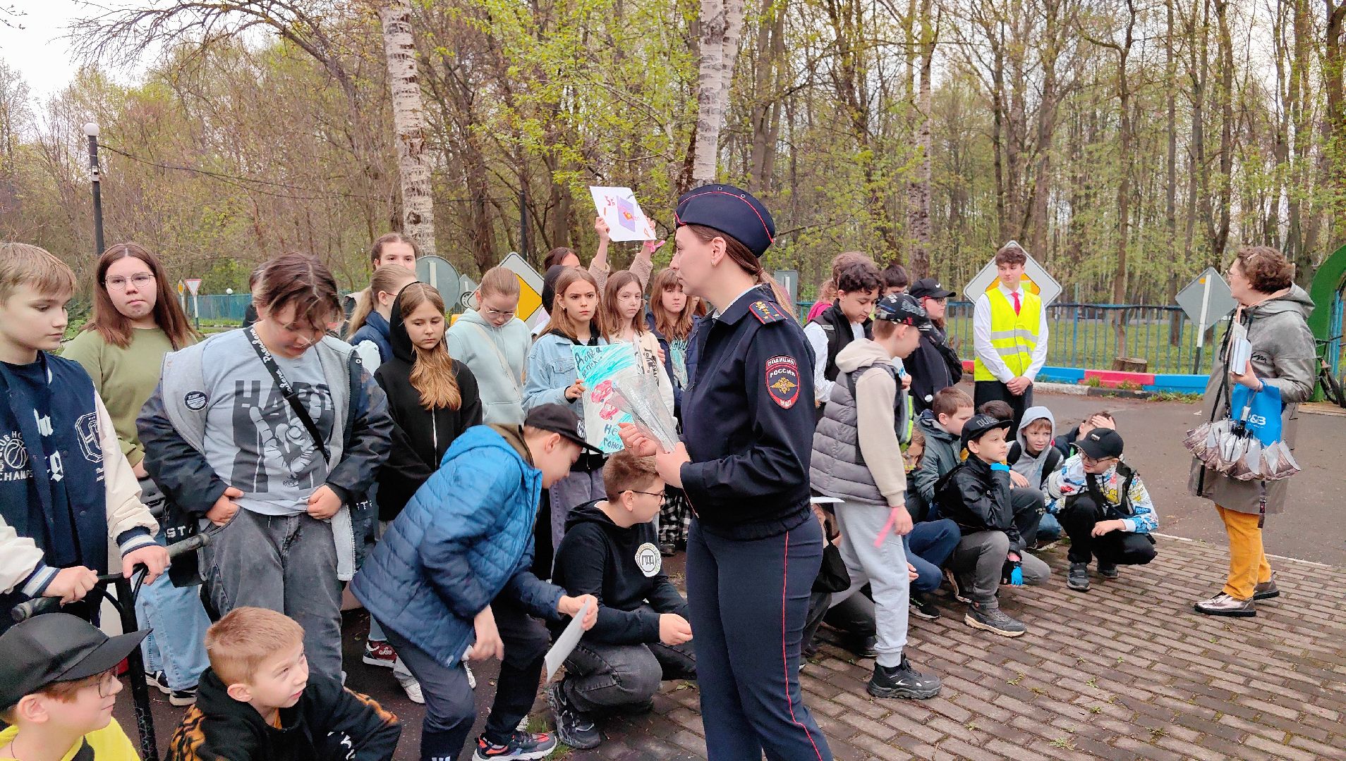 пдд, соревнования, день добрых дел, гимназия, парк,