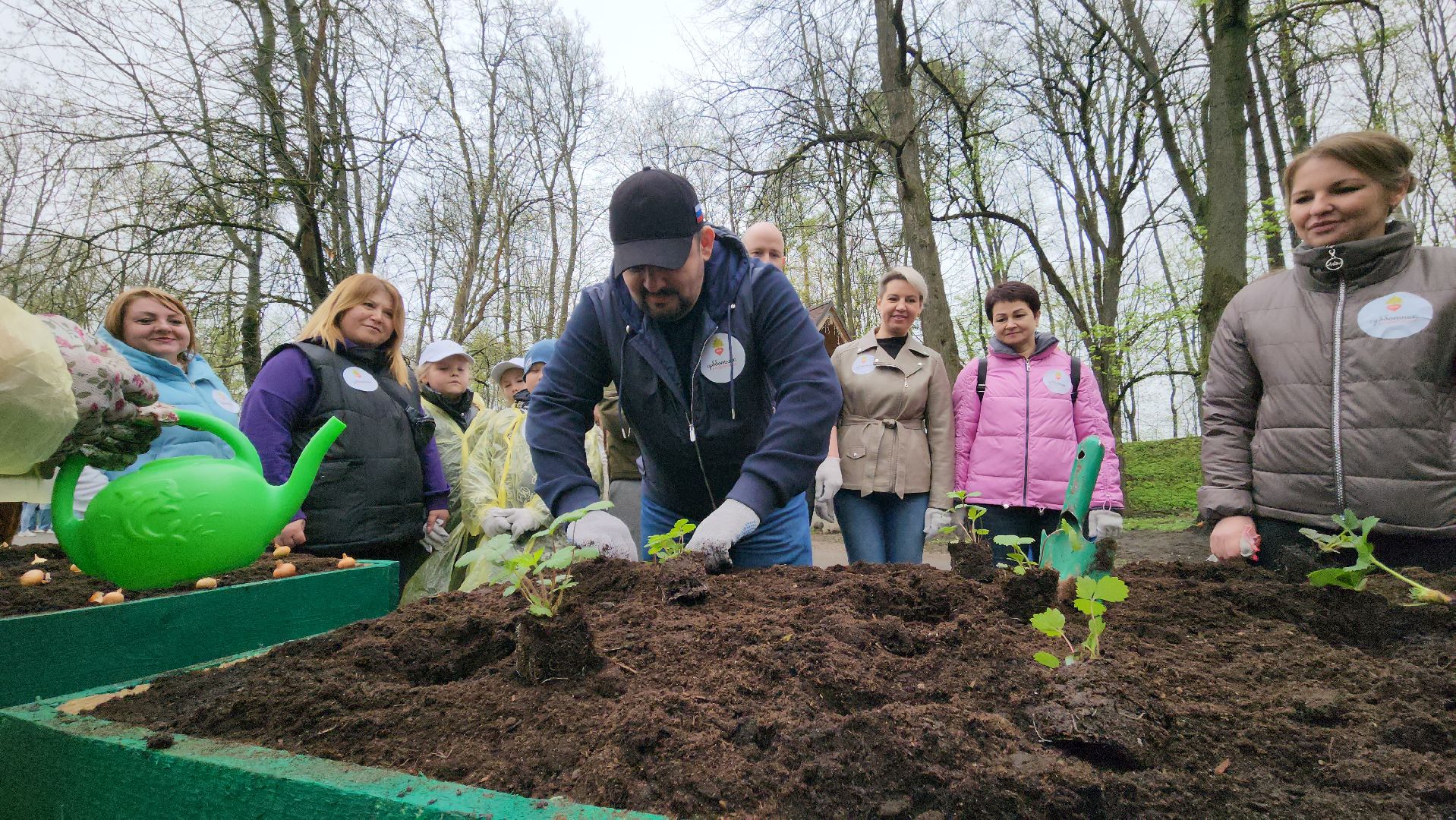 Парк, парк городок, общественный огород, субботник, день добрых дел, руза, рузский городской округ,