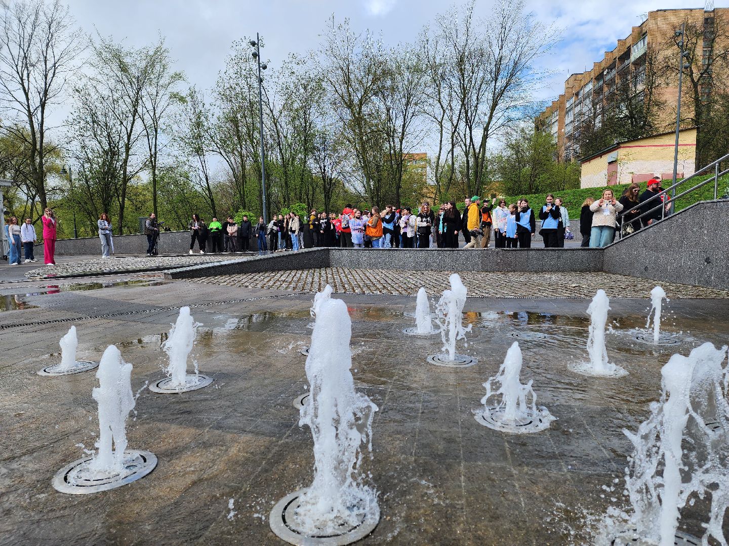 воскресенск, сезон фонтанов, парк кривякино,