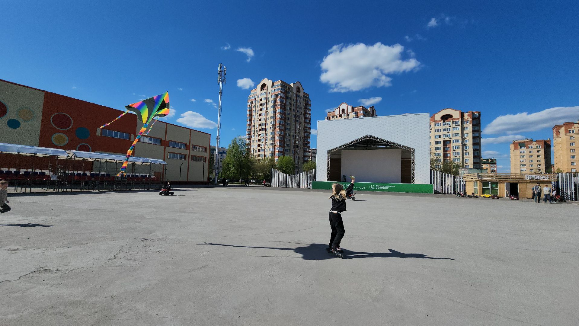 воздушные змеи, долгопрудный, парк