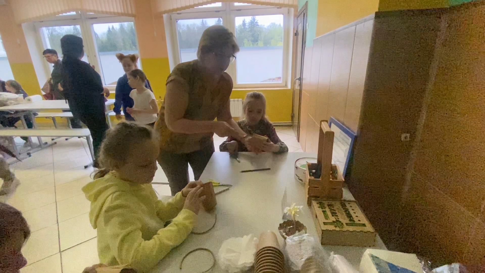 мастер-класс к Пасхе, георгиевская ленточка, украшения на Пасху, пасхальный декор, школа Перспектива Власиха, Мастер-класс Перспектива,