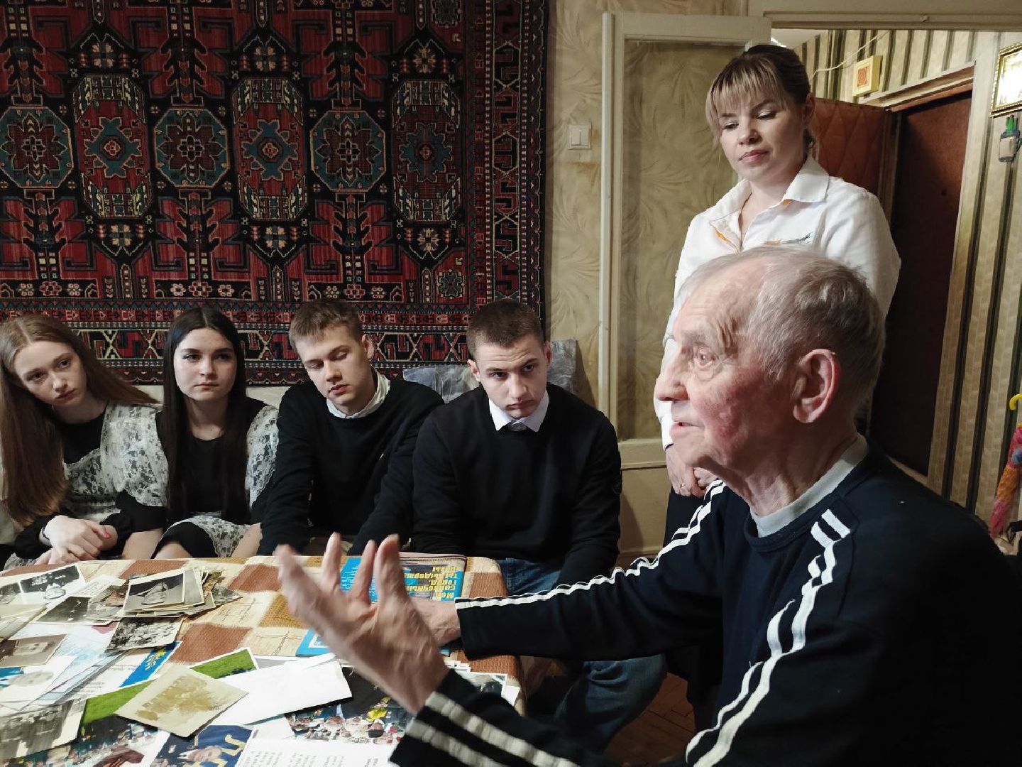 Солнечногорск, день добрых дел, школьники, Ветеран, Ученики,