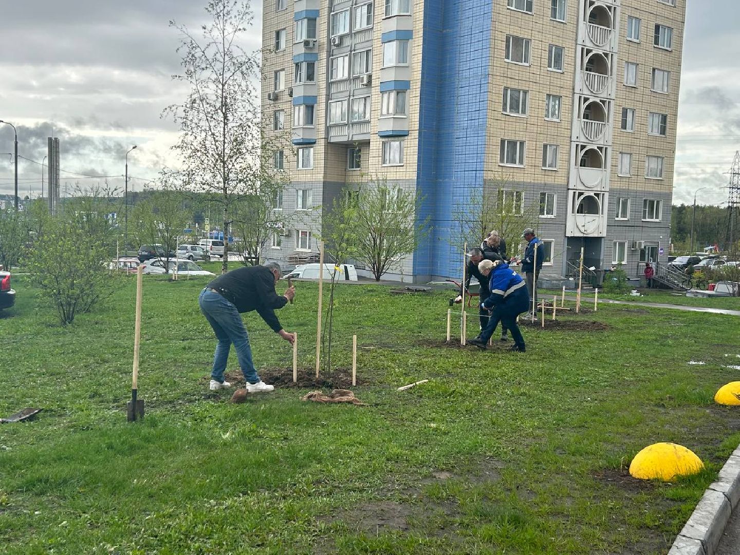 День добрых дел, мкр Южный, субботник, Домодедово,