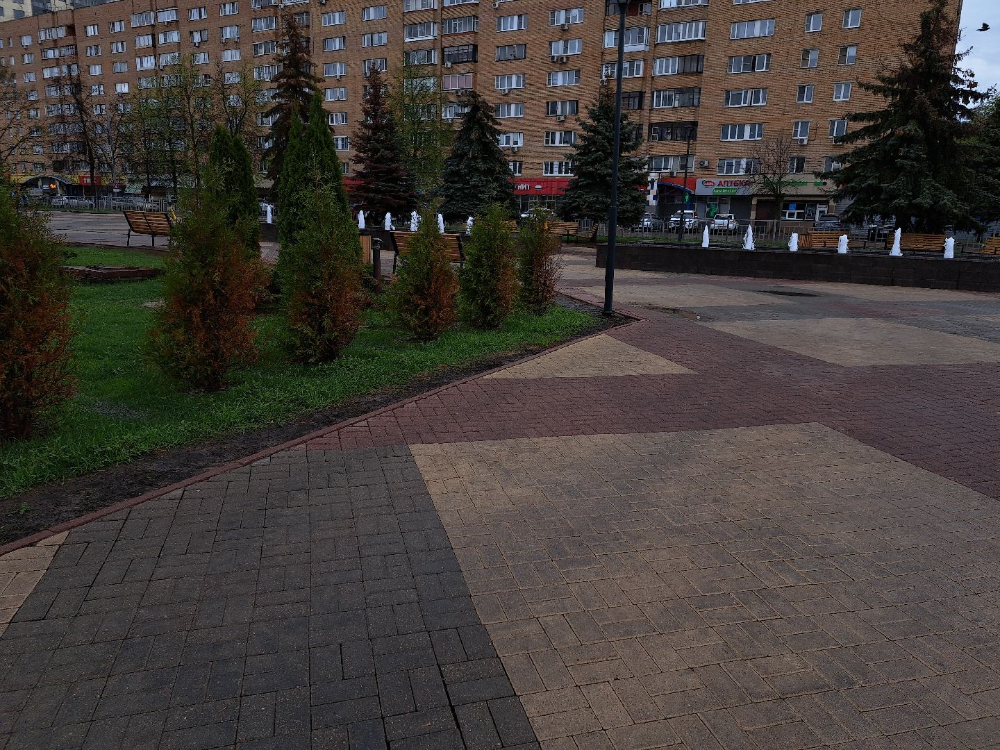 Щелково, запуск фонтана, Фонтан,