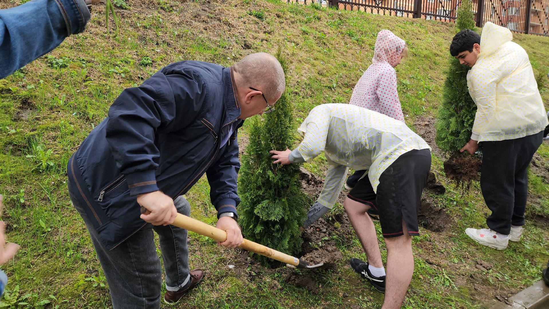 день добрый дел, общероссийский субботник, посадка деревьев,