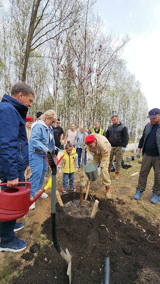 электросталь, мой город, жители города, акция, доброе дело, день добрых дел, субботник, посадка деревьев,