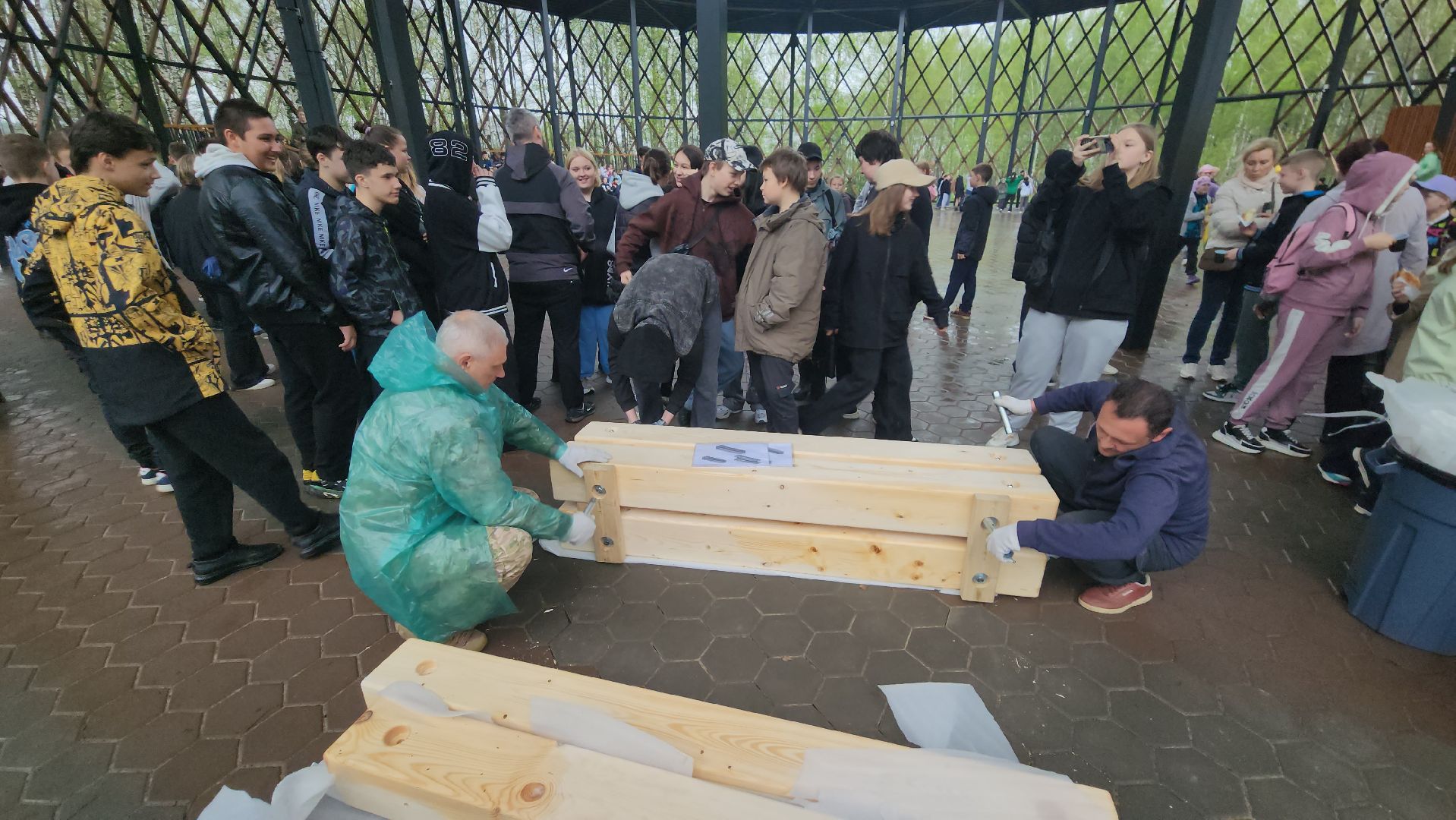 егорьевск, день добрых дел, лавочки, мастер класс, дети, студенты, парк, 200 лет егорьевску,