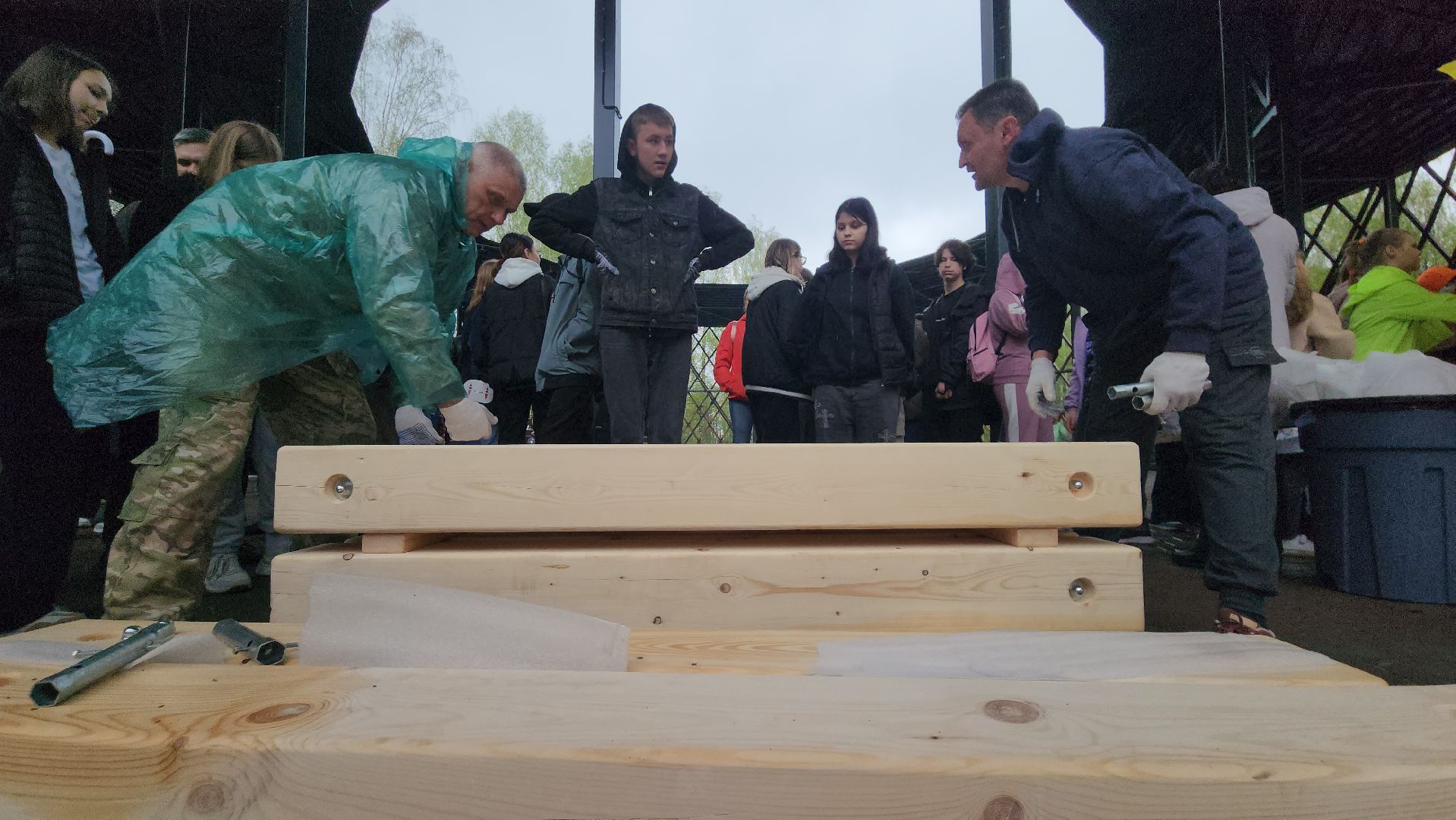 егорьевск, день добрых дел, лавочки, мастер класс, дети, студенты, парк, 200 лет егорьевску,