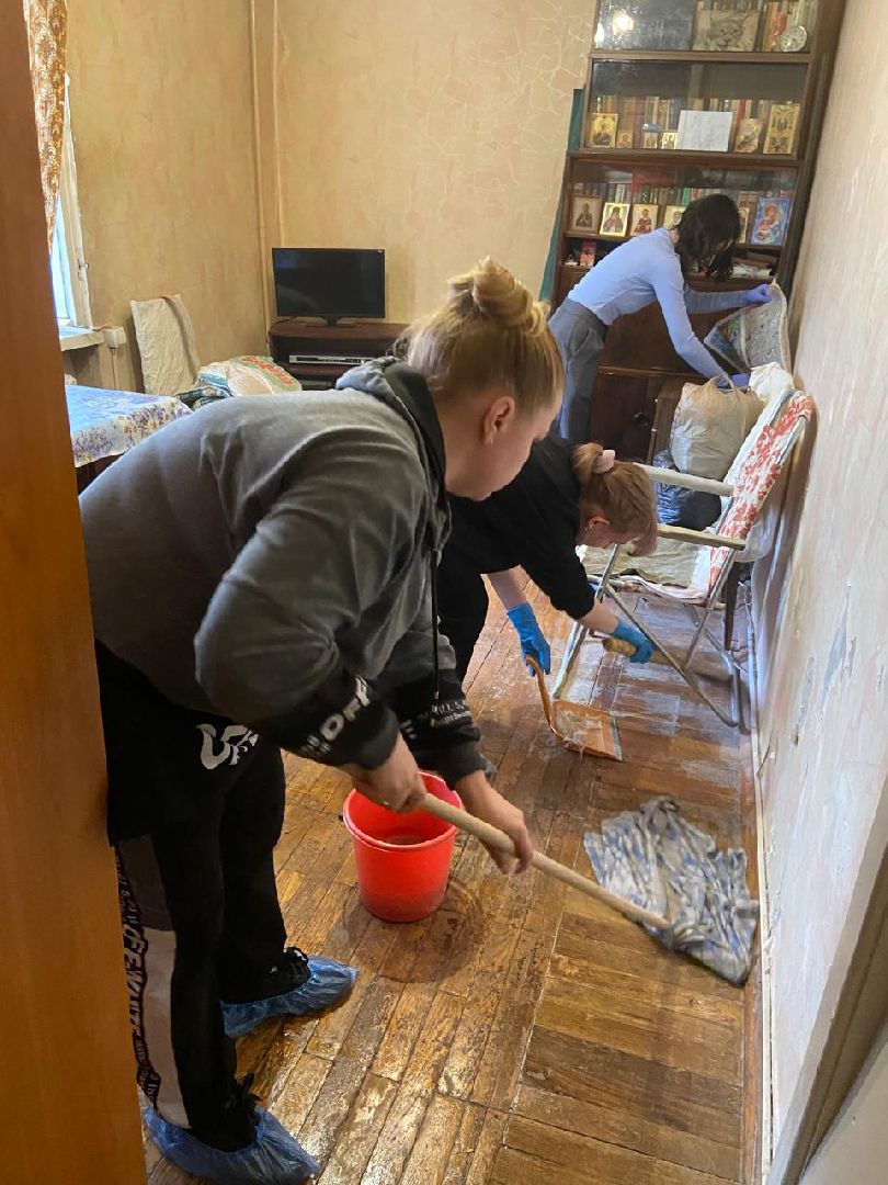 пушкино, день добрых дел, уборка, пенсионеры, помощь людям, открытки, спорт,