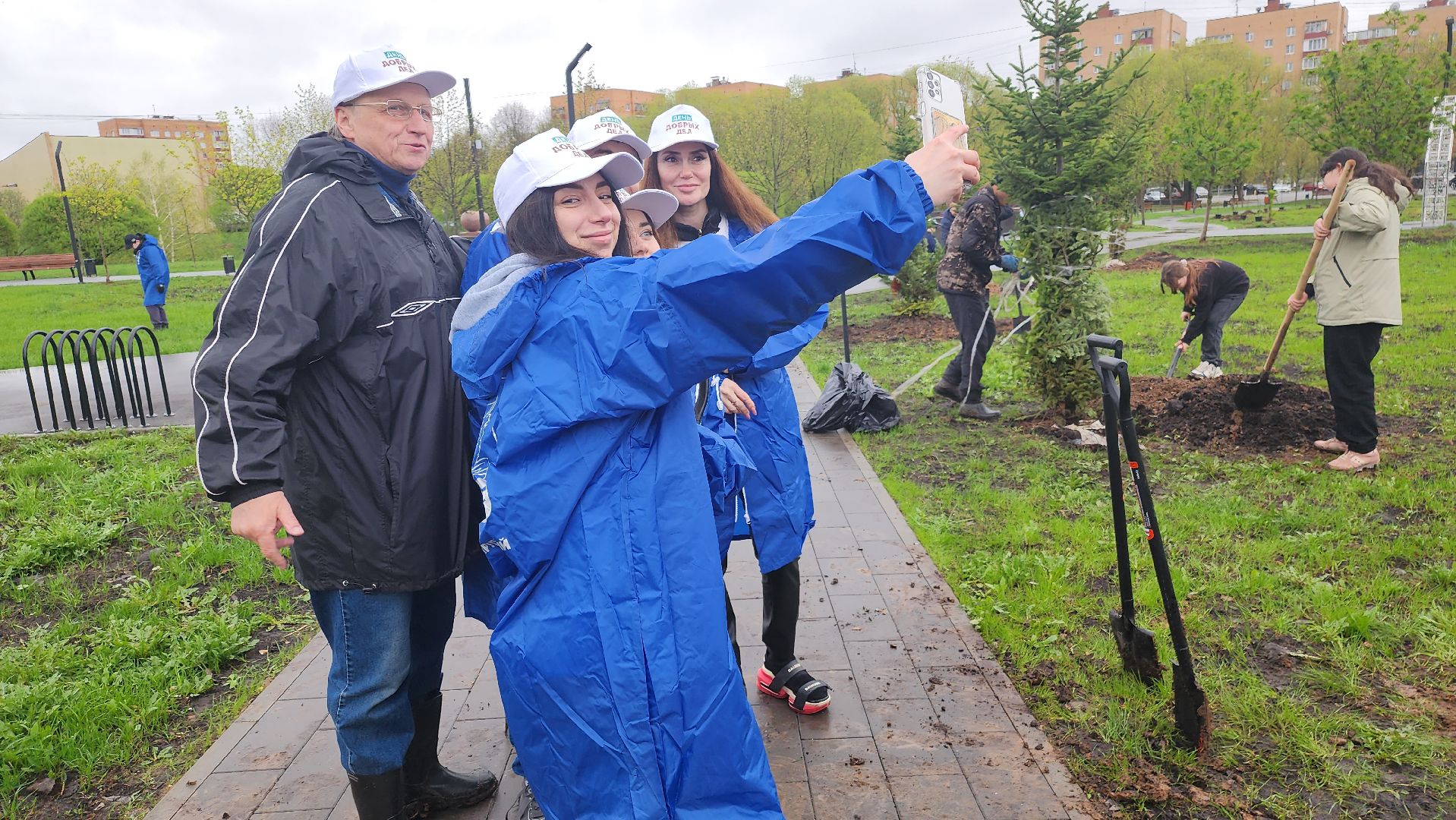 долгопрудный, субботник, день добрых дел, лес победы, общественный огород, пихты, владислав юдин,