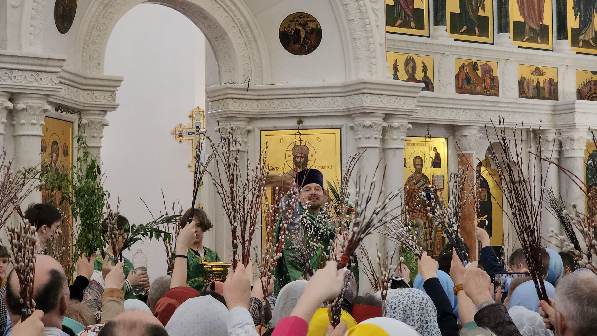 красногорск, пасха, павшинская пойма, вербное воскресенье,