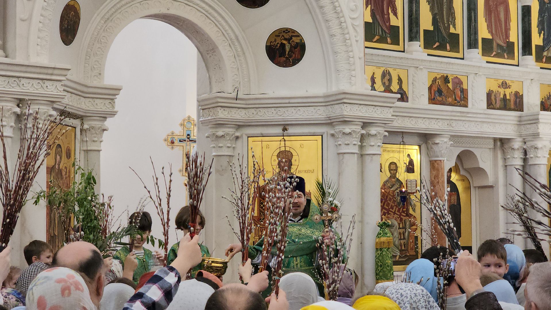 красногорск, пасха, павшинская пойма, вербное воскресенье,