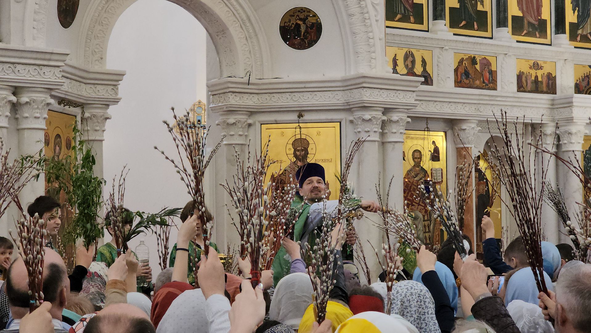 красногорск, пасха, павшинская пойма, вербное воскресенье,