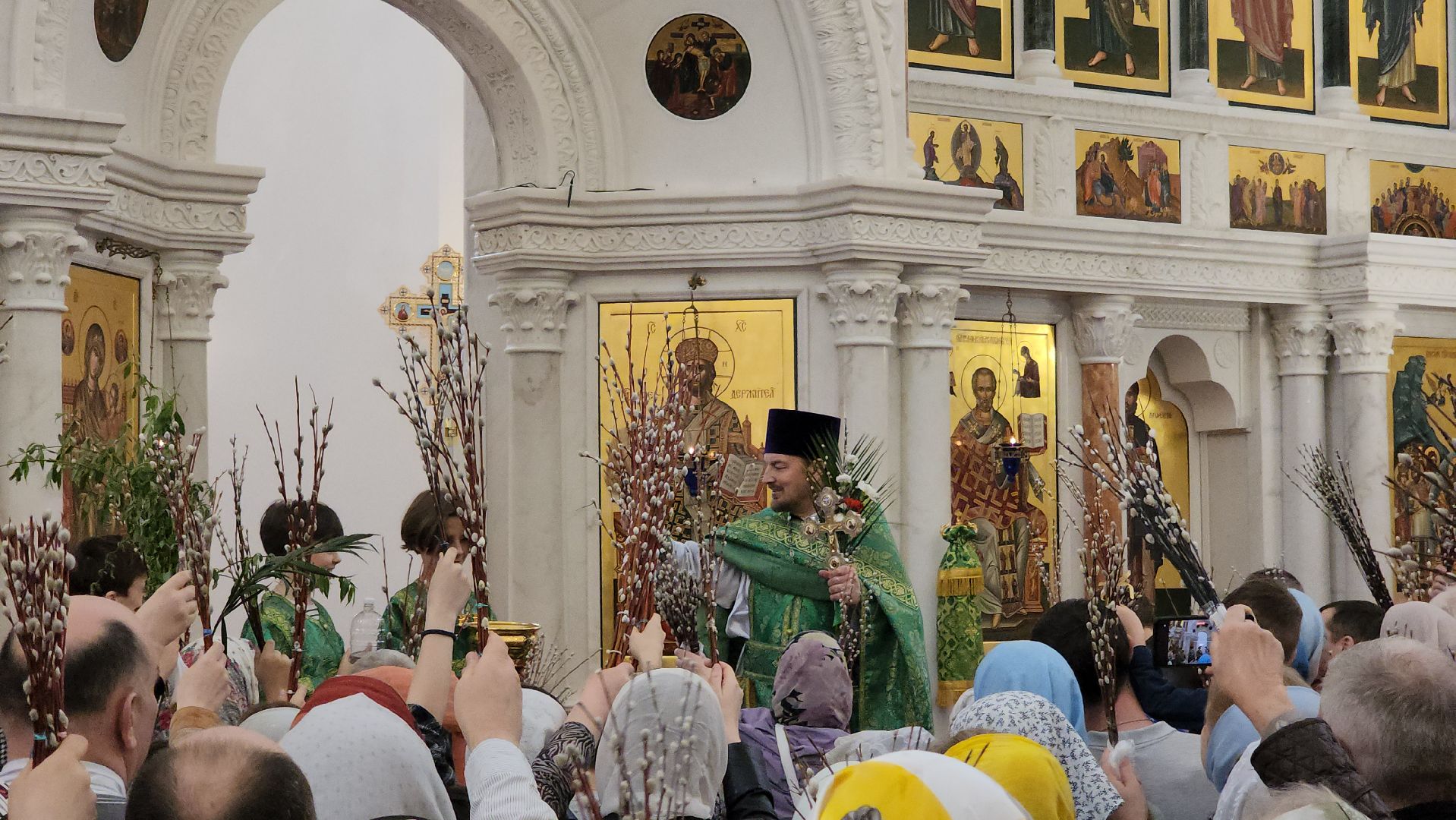 красногорск, пасха, павшинская пойма, вербное воскресенье,