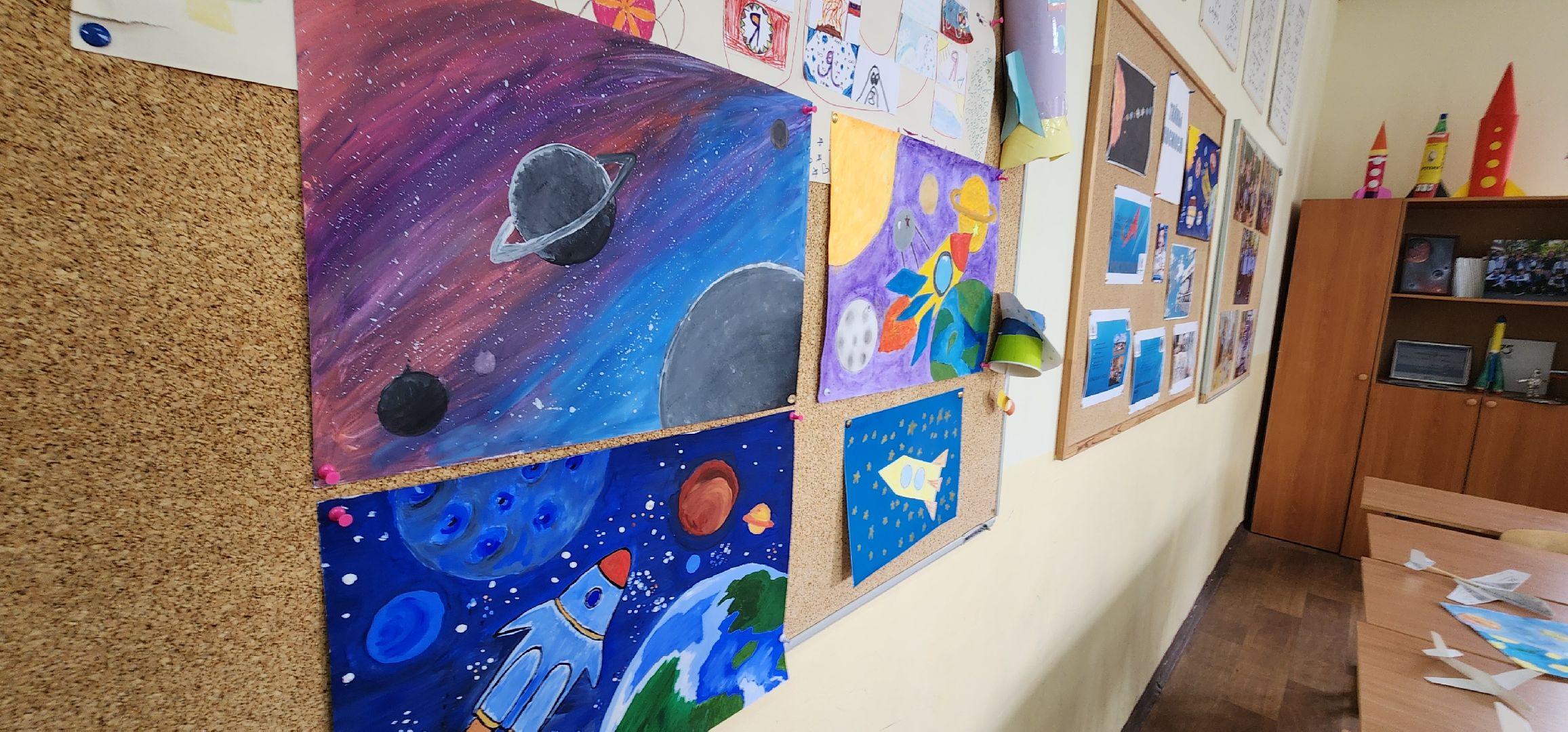 космический класс, Востряковский лицей 1, Домодедово, Александр Гребенкин, МКС, Роскосмос,