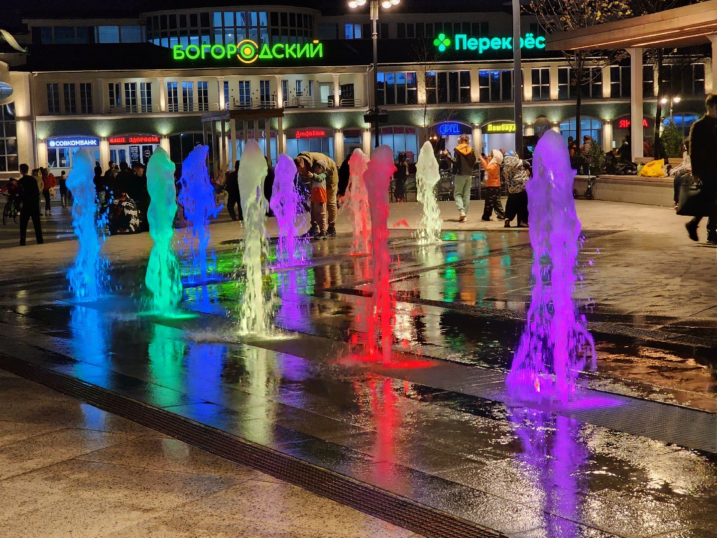 Ногинск, Фонтаны, Шоу фонтанов, Общество, Люди, Жители,