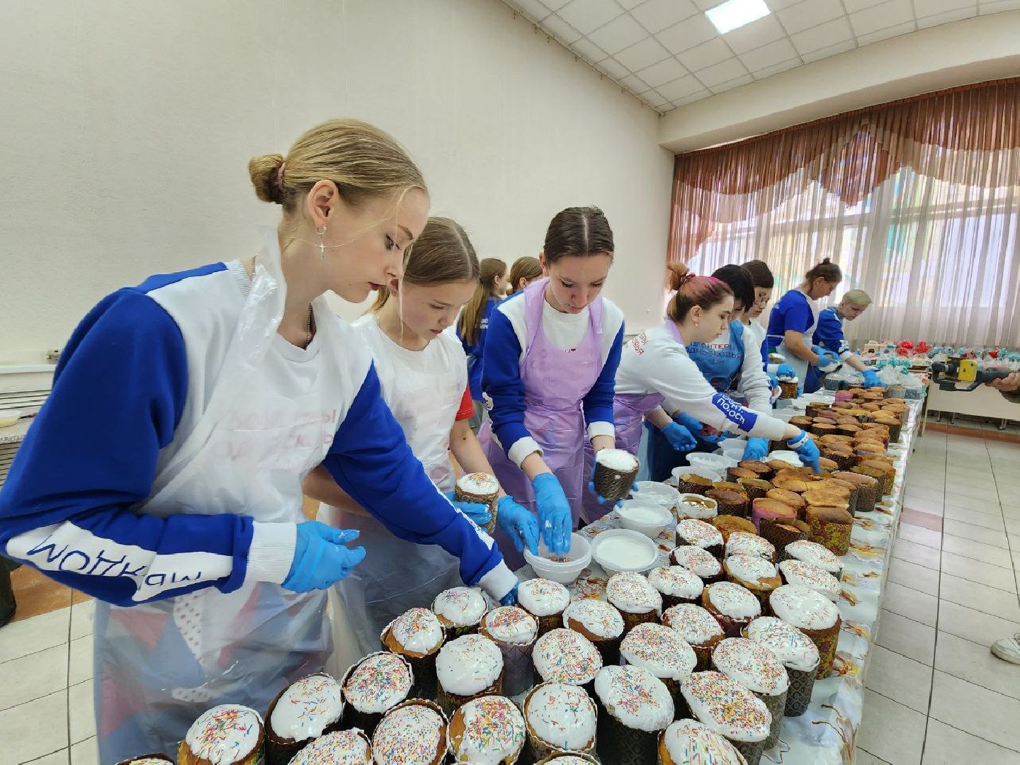 можайск, можайский городской округ, подмосковье, гумпомощь, детский дом, Светлая Пасха, православный праздник, куличи,спецоперация,
