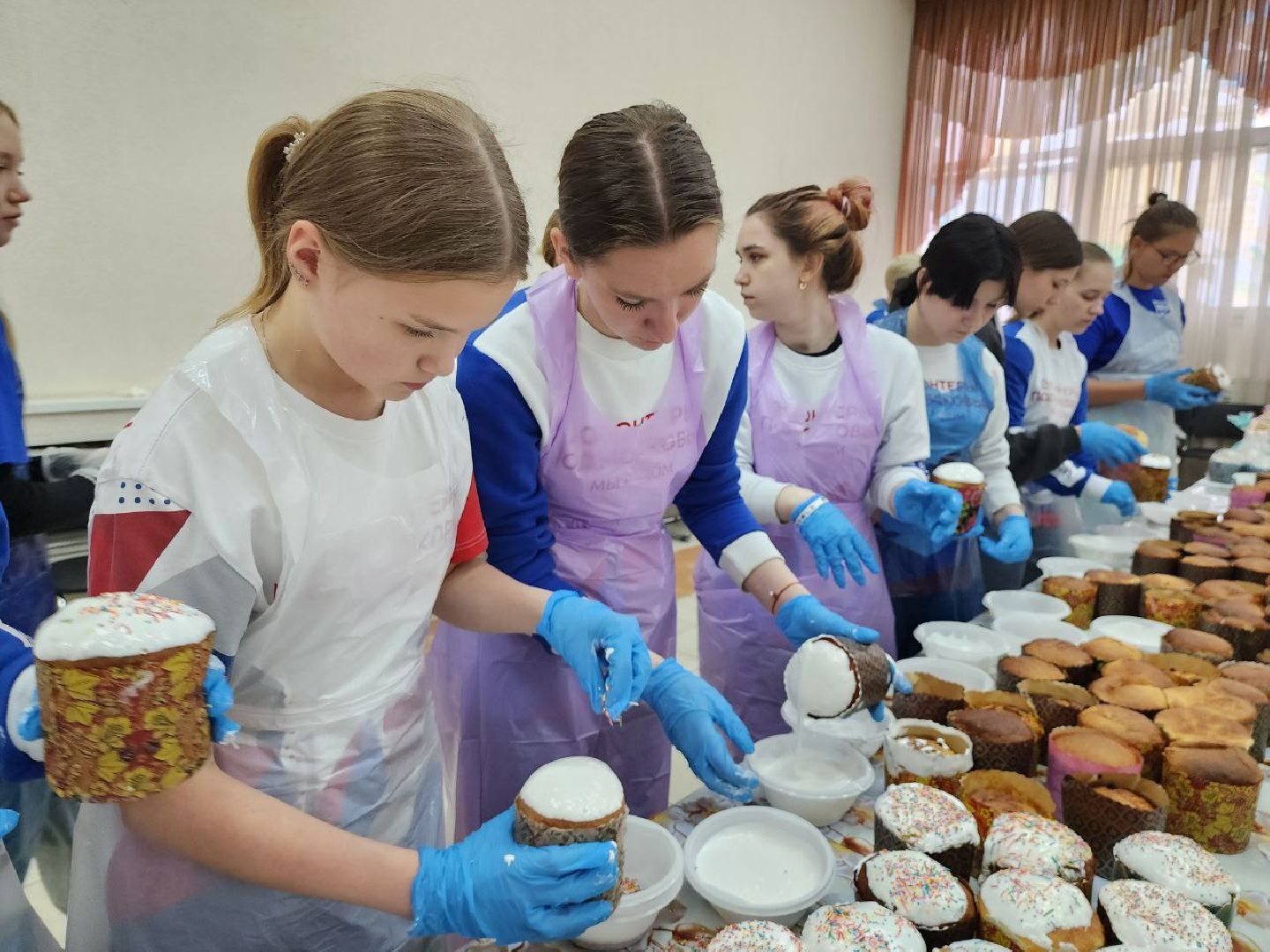 можайск, можайский городской округ, подмосковье, гумпомощь, детский дом, Светлая Пасха, православный праздник, куличи,спецоперация,