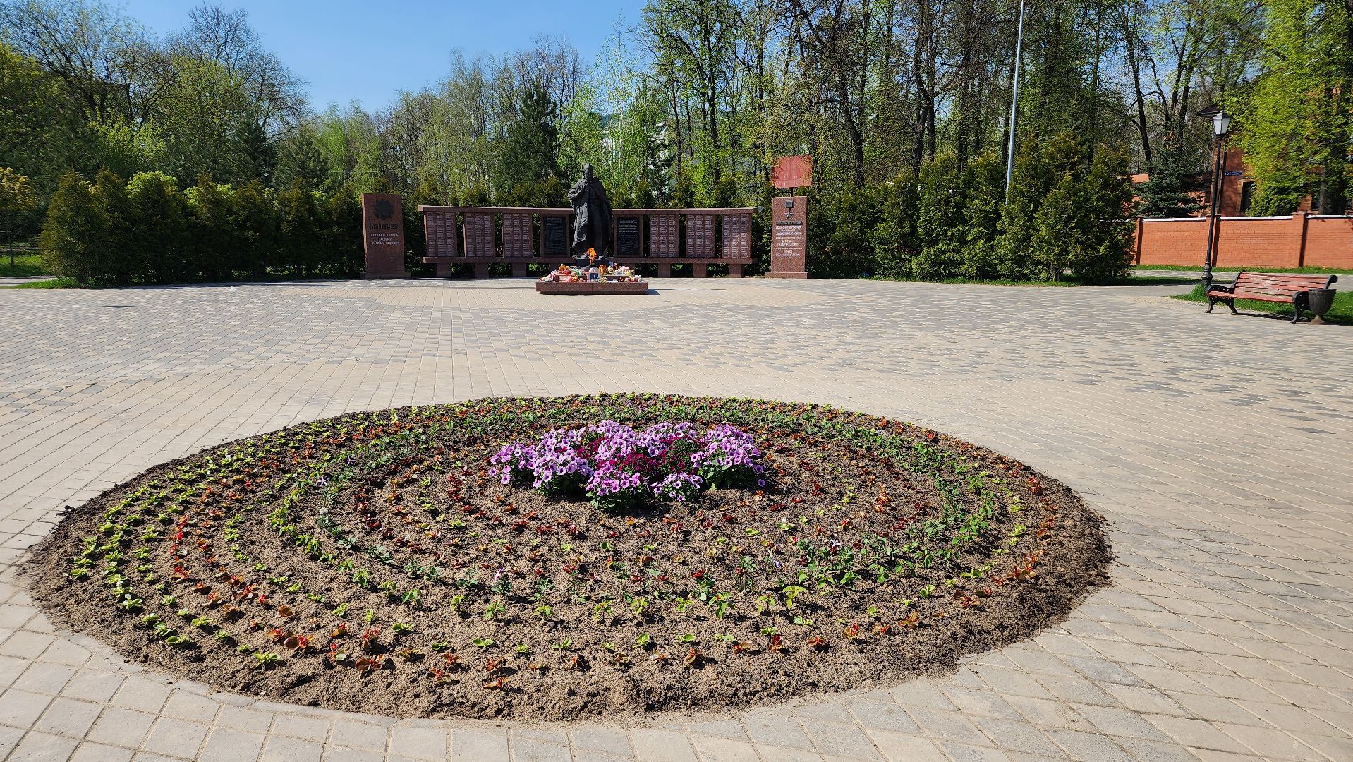 благоустройство, цветы, клумбы, Лосино-Петровский,