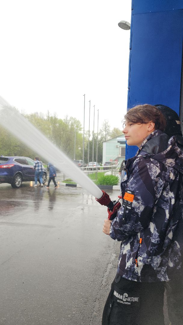 электросталь, мой город, урок, всероссийский урок, пожарная часть, акция, школьники,