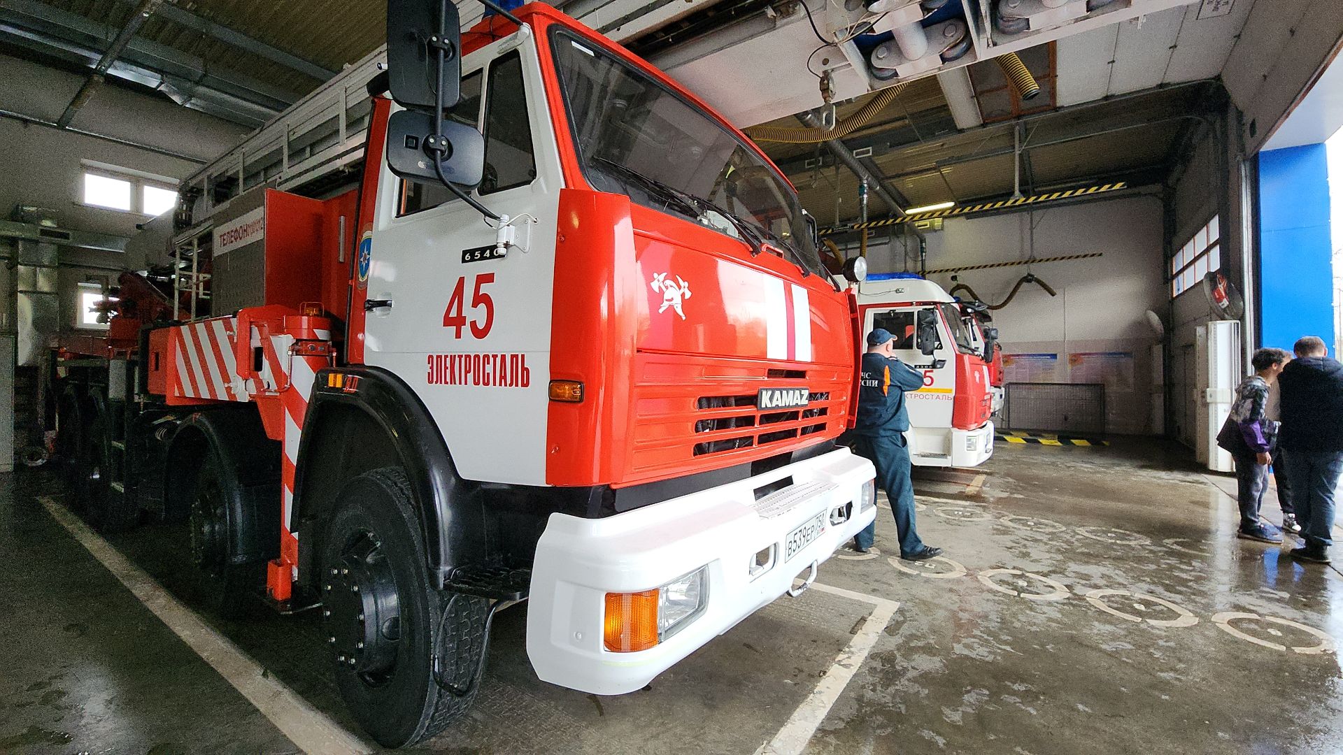 электросталь, мой город, урок, всероссийский урок, пожарная часть, акция, школьники,
