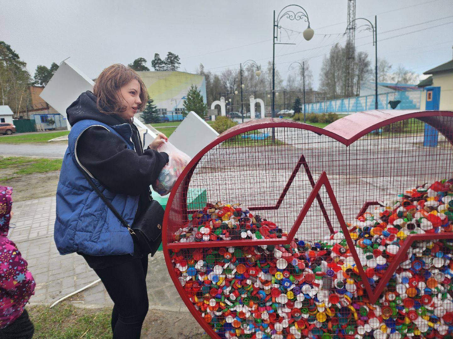 шатура, добрые крышечки, пробки, городской парк, детский сад,