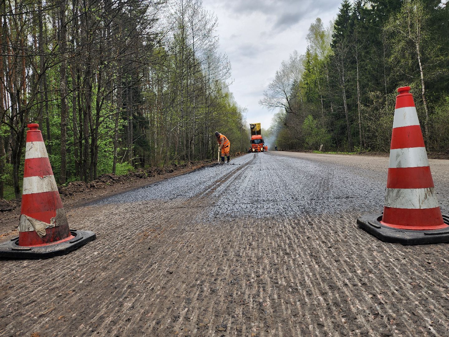 серпухов, дороги, МБК-Фенино, строительство дорог, асфальтобетон,