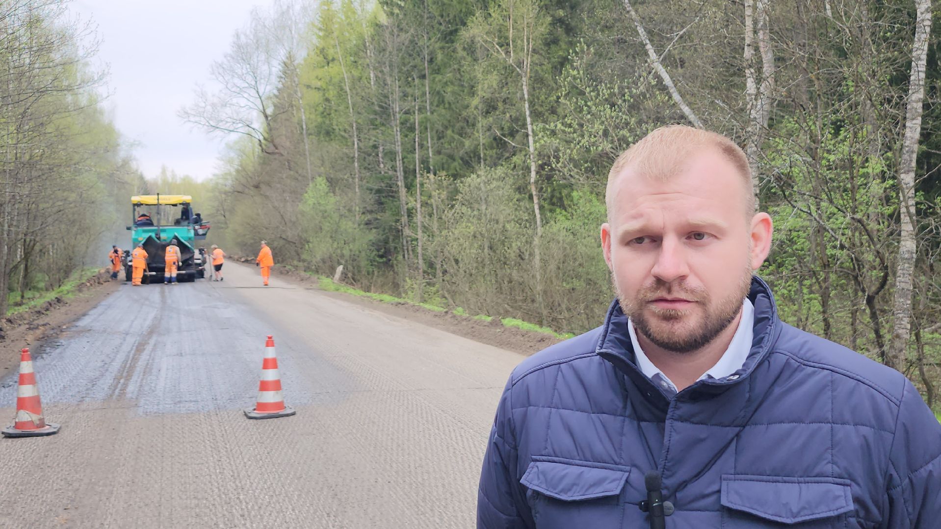 серпухов, дороги, МБК-Фенино, строительство дорог, асфальтобетон,