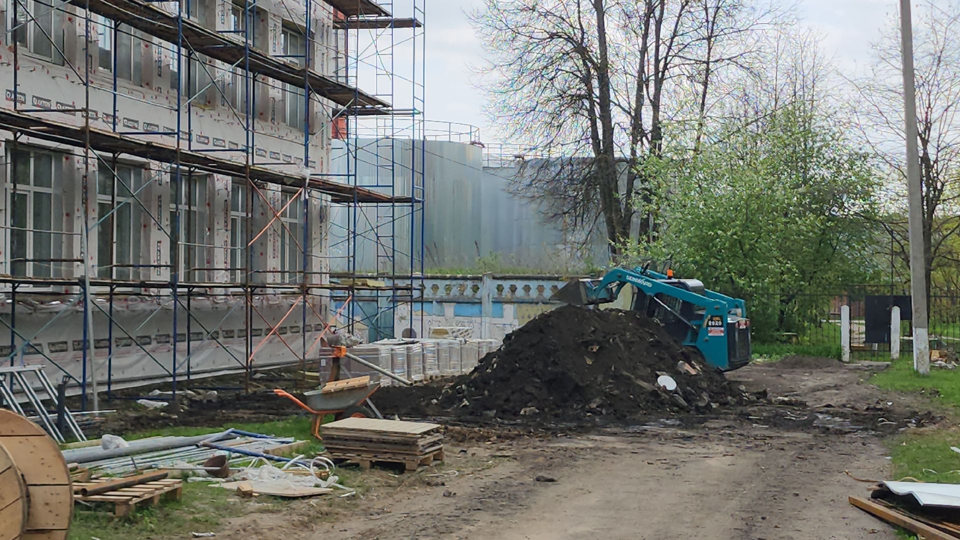 серпухов, капитальный ремонт, школа №16, улица космонавтов, фасады,