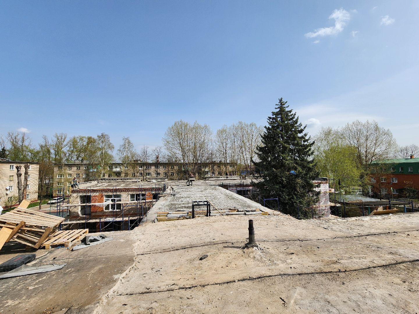 капитальный ремонт, капитальный ремонт детского сада, детский сад, руза, рузский городской округ, московская область, стройка,