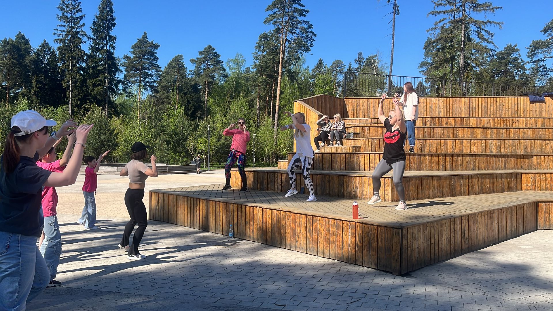 танцы, парк, Танцы в парке, зумба,