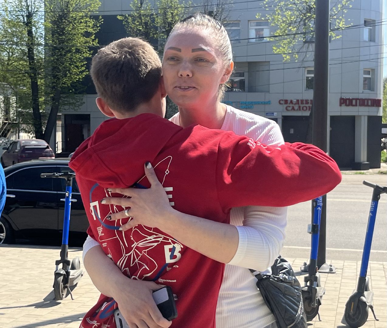 наро-фоминск, флешмоб, первомай, обними меня, движение первых,