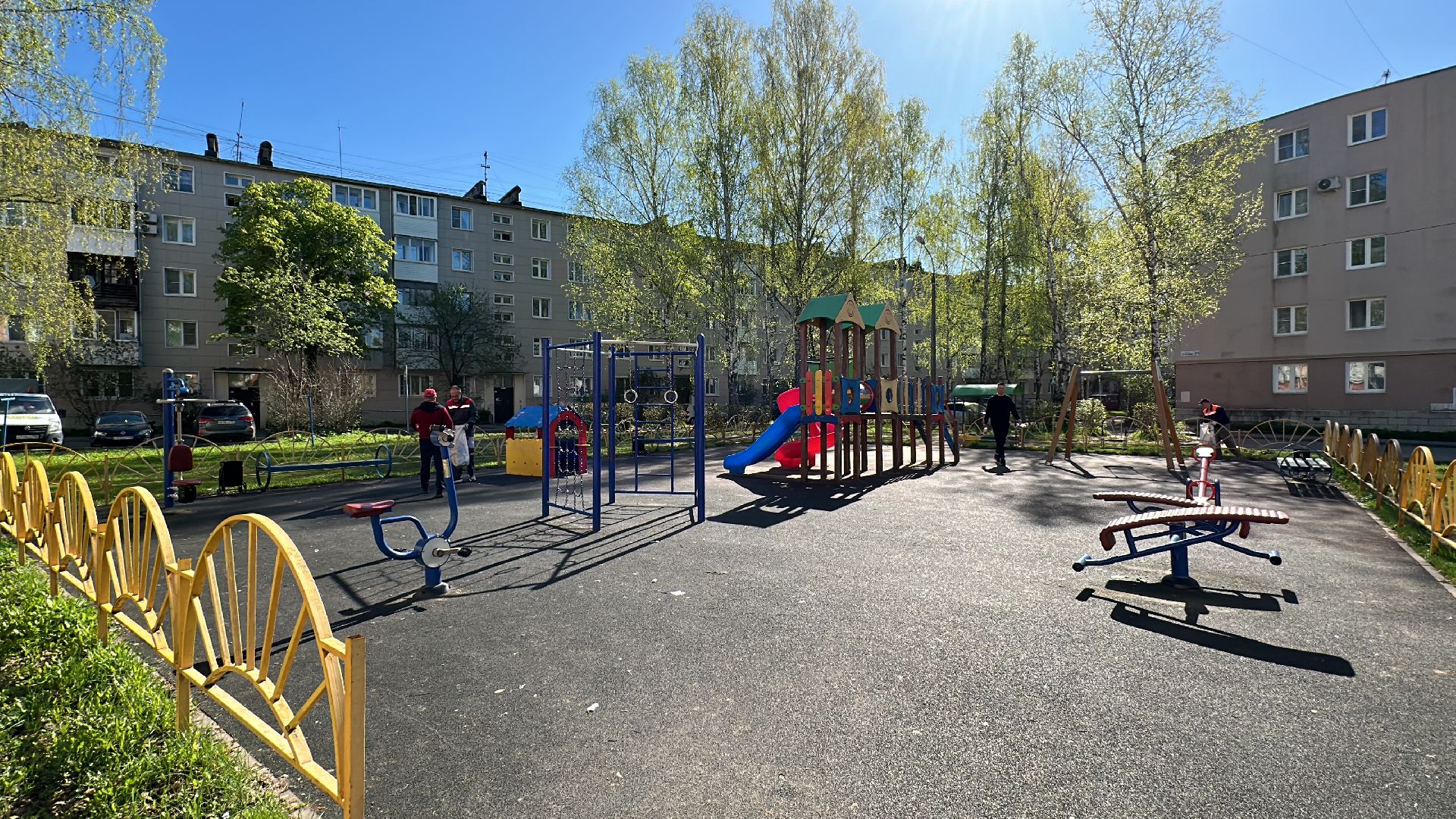 Клин, общество, ЖКХ, детские игровые площадки, уборка дворов,
