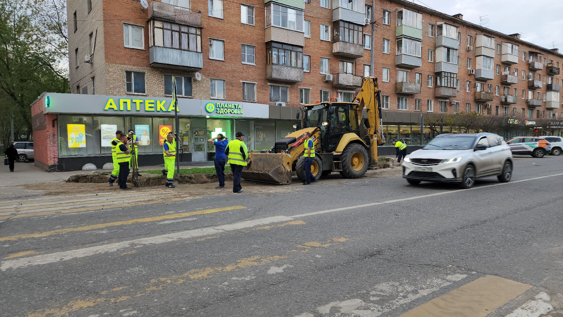 пушкино, ремонт дорог, благоустройство, проспект,