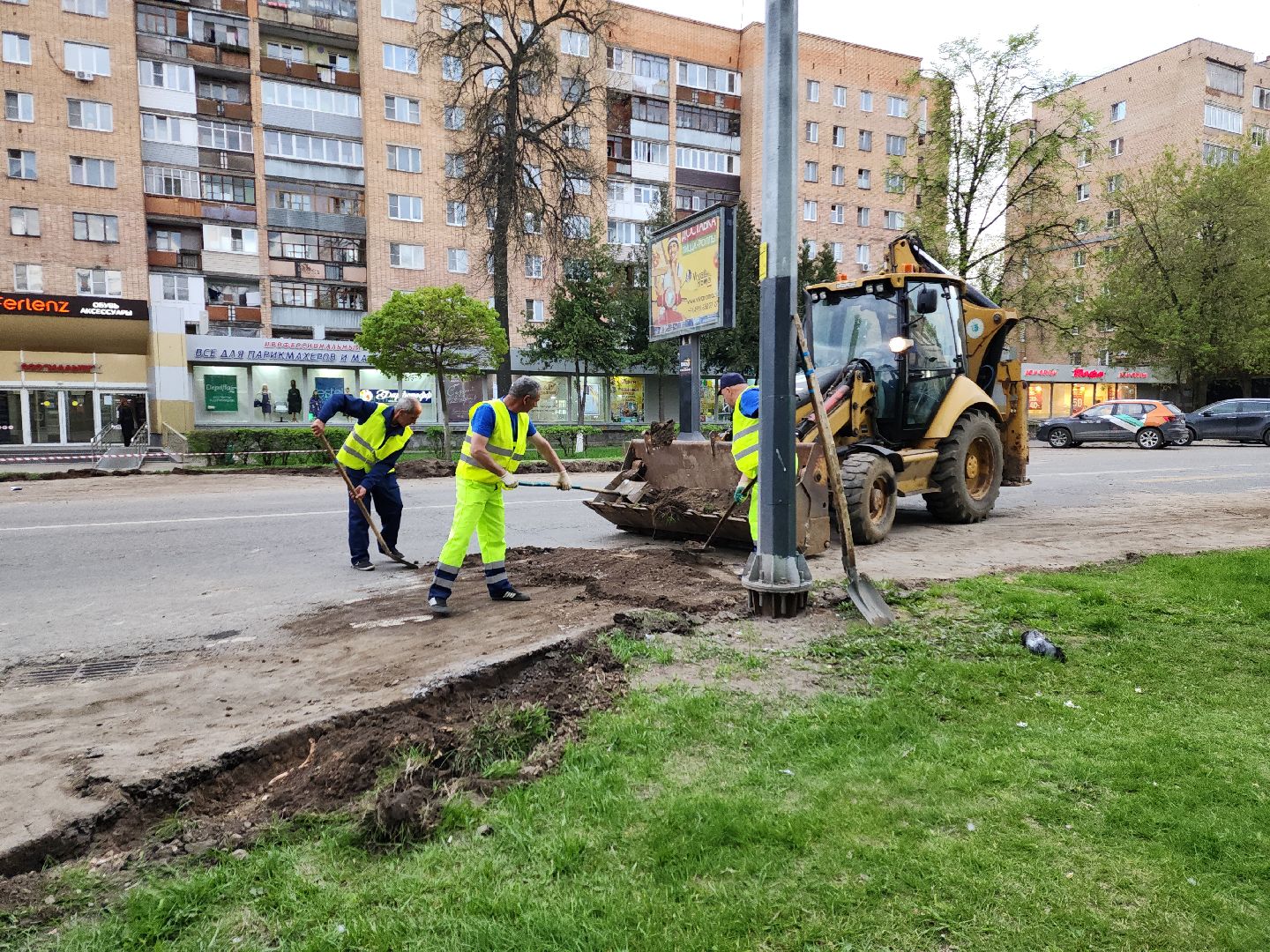 пушкино, ремонт дорог, благоустройство, проспект,