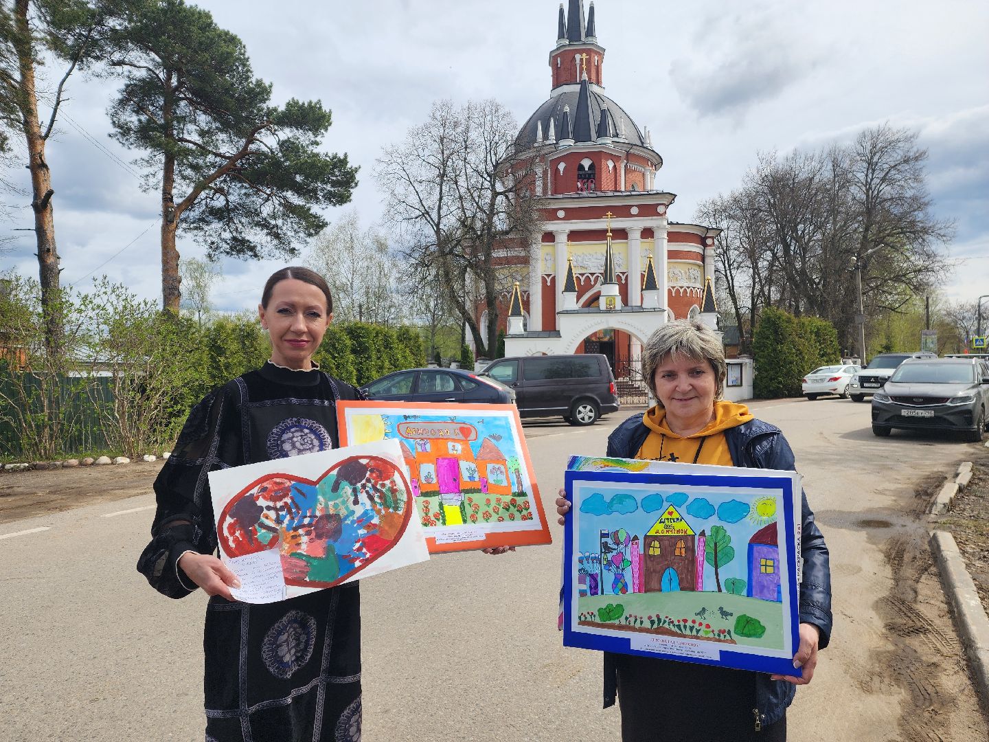 красноармейск, г.о. пушкинский,дарим улыбку, детские рисунки,