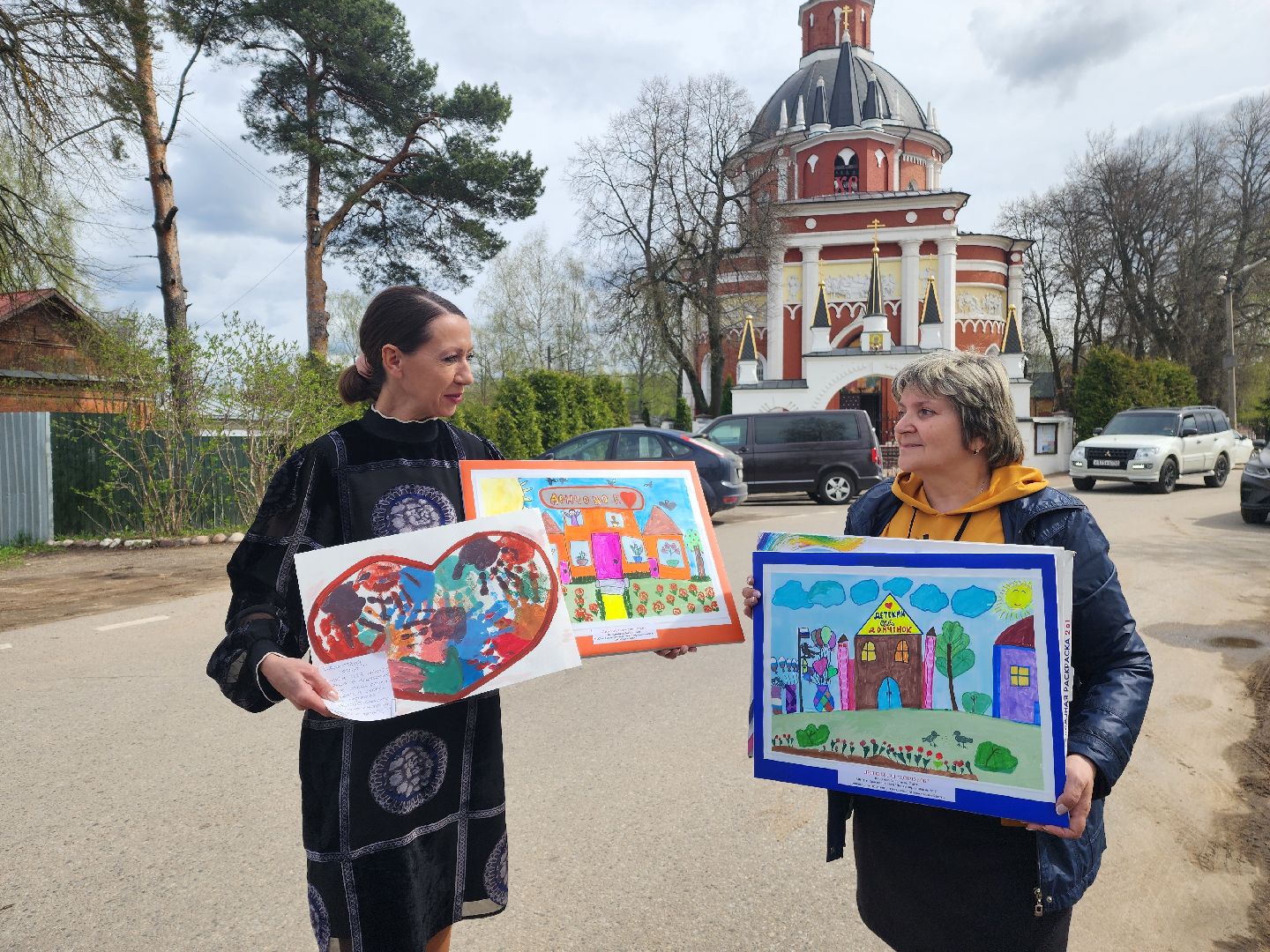 красноармейск, г.о. пушкинский,дарим улыбку, детские рисунки,