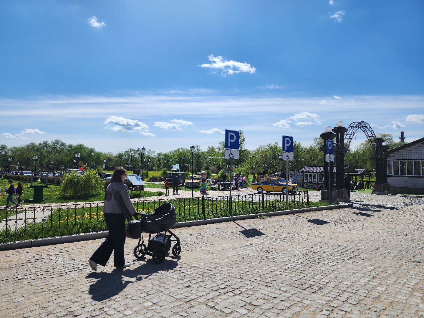 серпухов, подмосковье, парки серпухова, принарский парк,