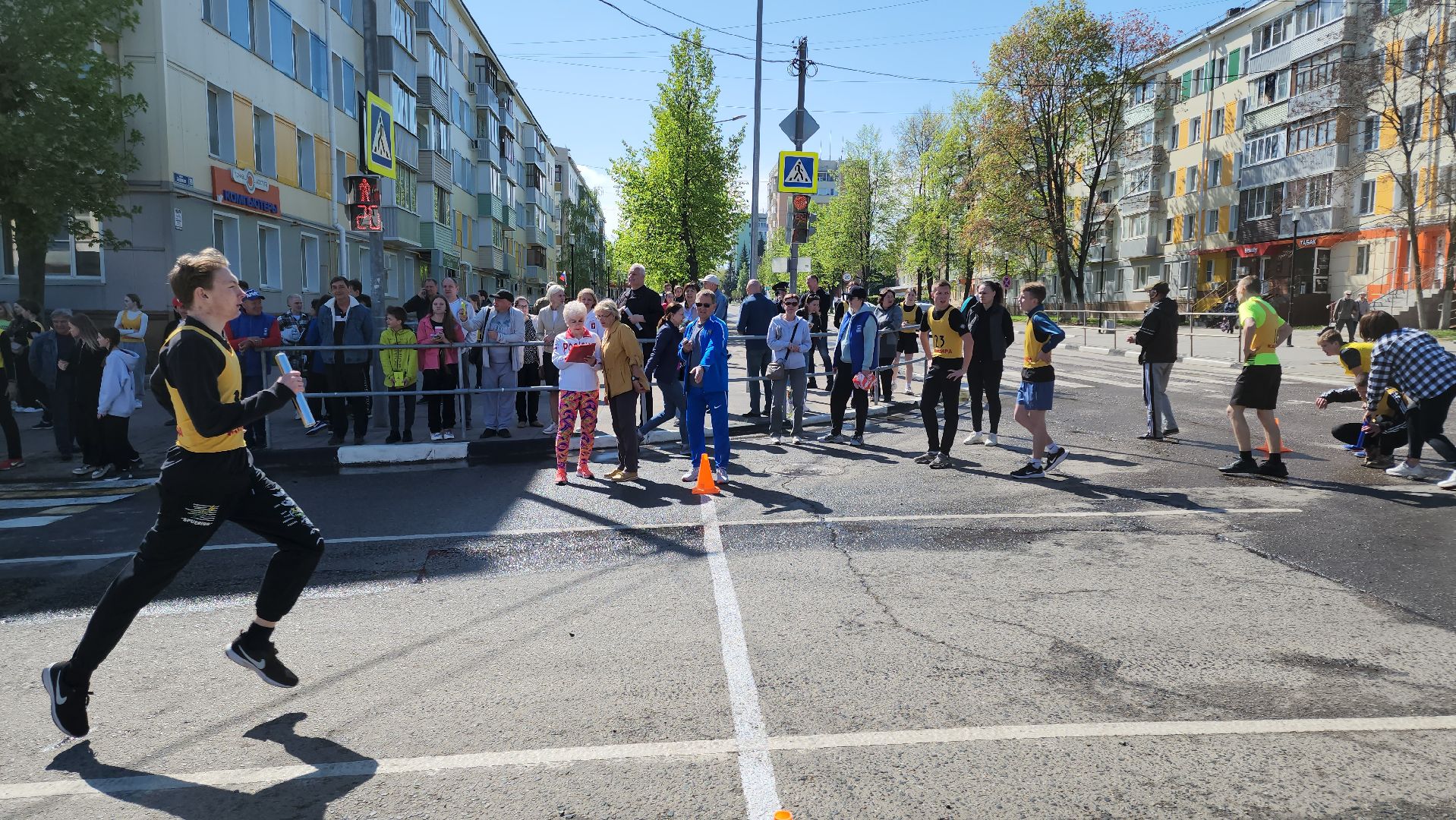 кашира, 1 мая, легкоатлетическая эстафета, бег, школьники, спортклуб кашира,