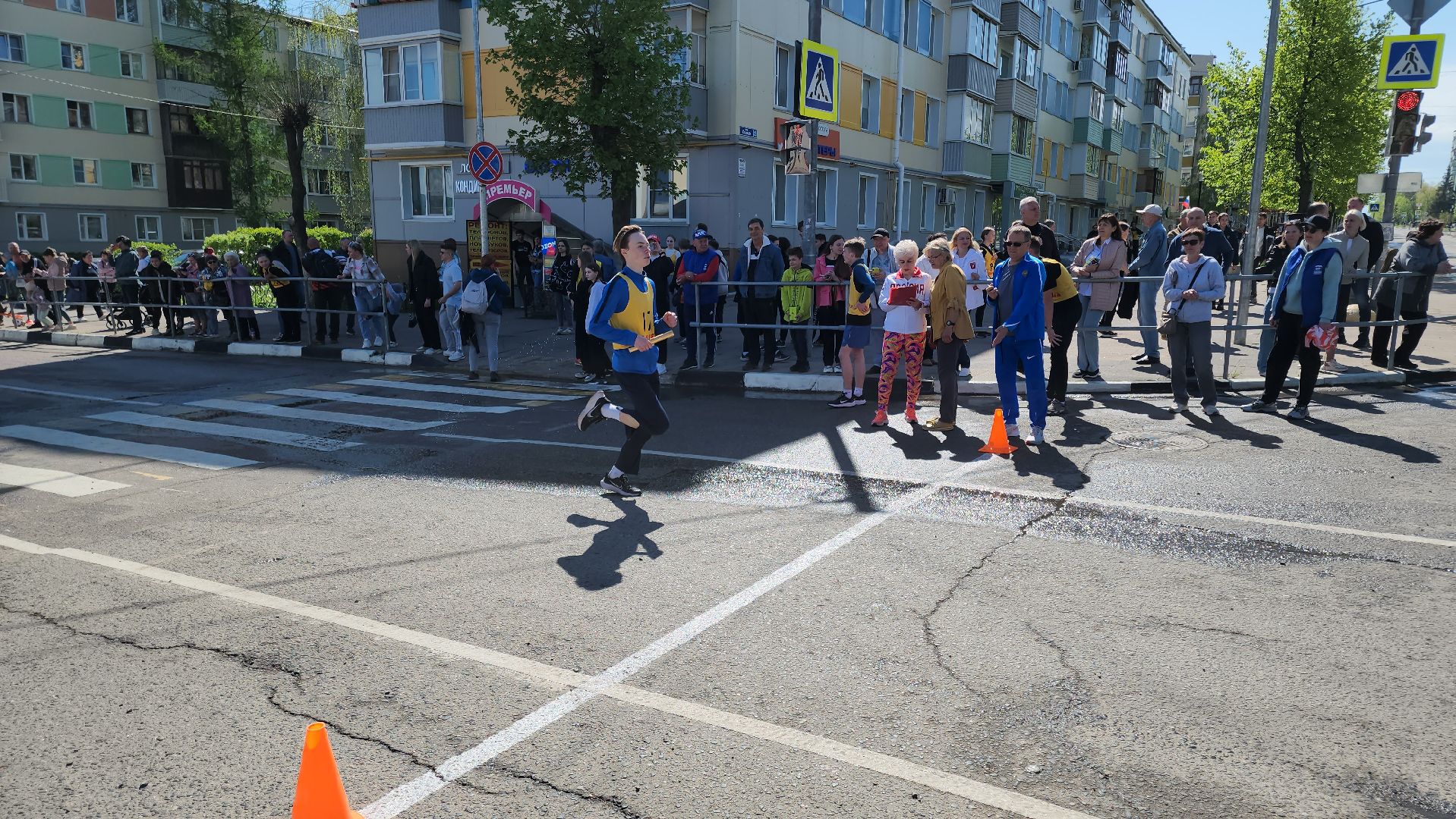 кашира, 1 мая, легкоатлетическая эстафета, бег, школьники, спортклуб кашира,