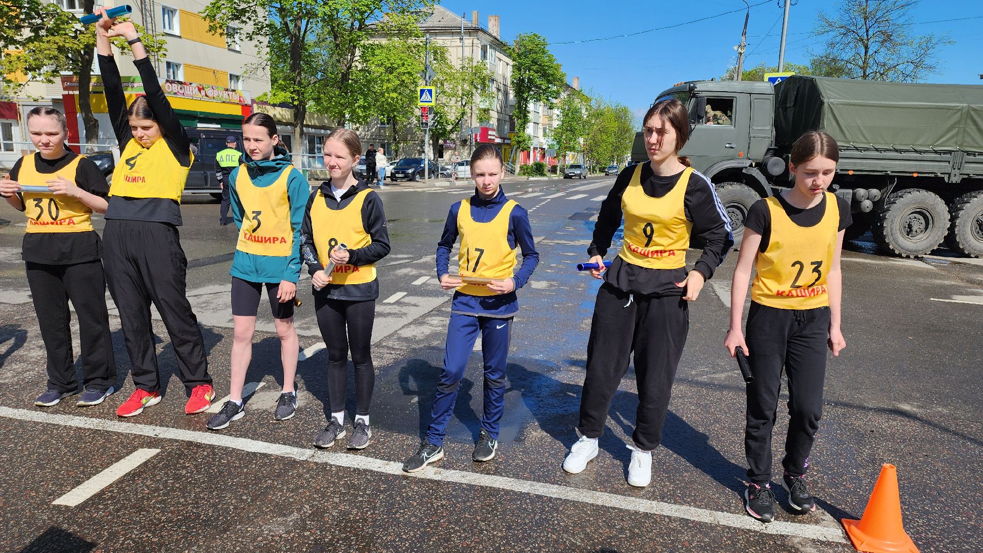 кашира, 1 мая, легкоатлетическая эстафета, бег, школьники, спортклуб кашира,