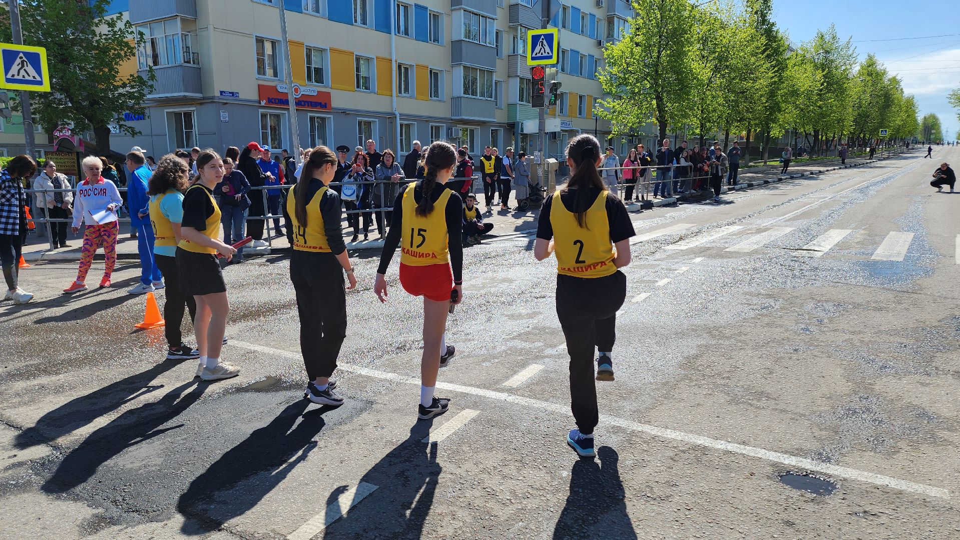 кашира, 1 мая, легкоатлетическая эстафета, бег, школьники, спортклуб кашира,