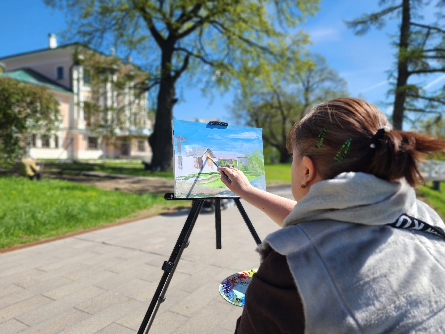 воскресенск, парк кривякино, художники, пленэр, творчество,