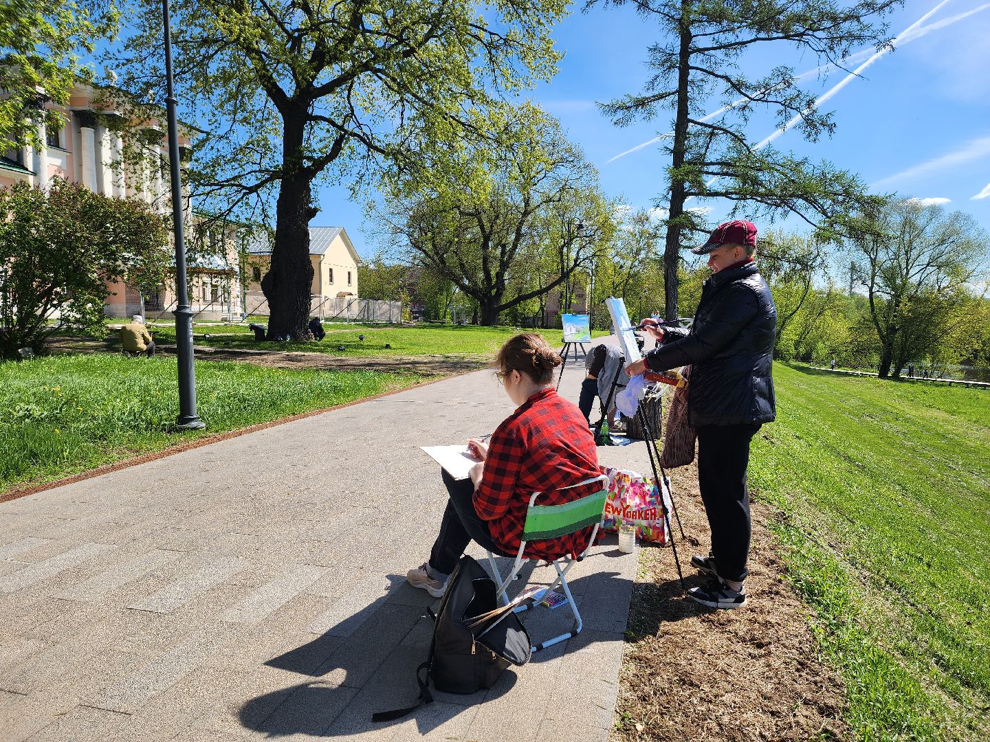 воскресенск, парк кривякино, художники, пленэр, творчество,