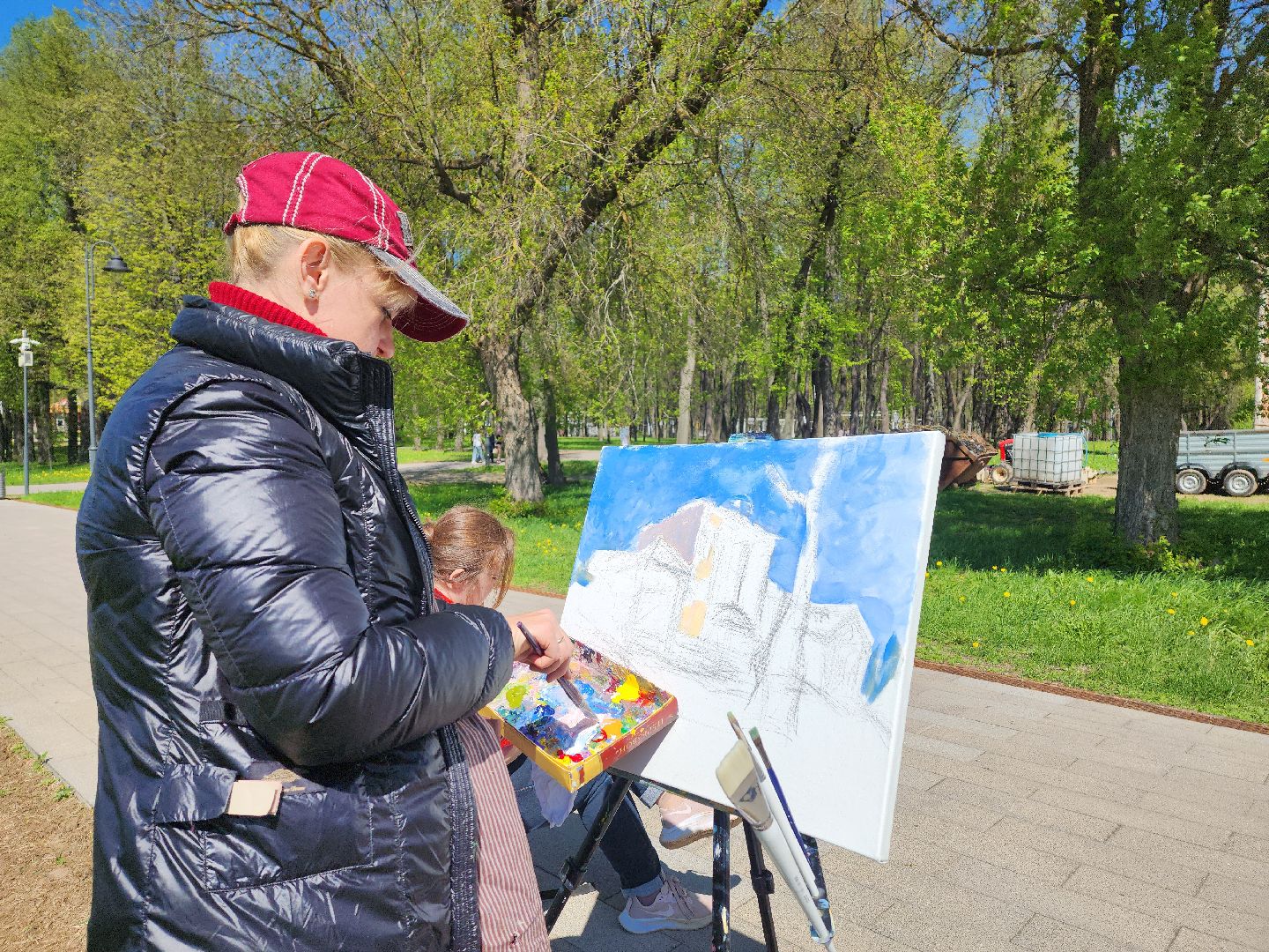 воскресенск, парк кривякино, художники, пленэр, творчество,